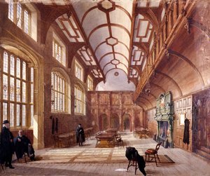 Charterhouse belseje, London, 1885 alkotó: John Crowther