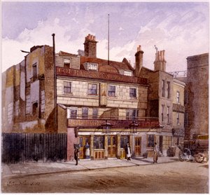 Old George Inn, Trinity Square, London, 1883 alkotó: John Crowther