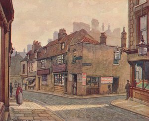 Régi házak Snowfieldsben, Bermondsey, 1887, 1926 alkotó: John Crowther