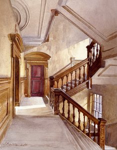 Sir Christopher Wren háza, Botolph Lane, London, 1886. alkotó: John Crowther