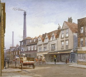 Kilátás a Mint Streetre, Southwark, London, 1884
