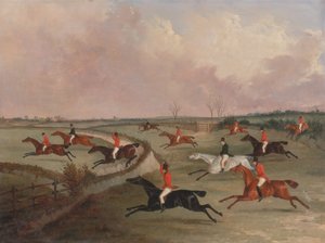 The Quorn Hunt in Full Cry: Second Horses, kb. 1835.