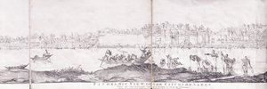Panorámás kilátás Benares városára, 1827 alkotó: John Dalrymple