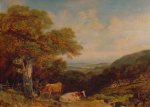 "Táj szarvasmarhákkal", 1847, 1935 alkotó: John Dearman