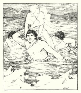 Illusztráció a Deirdre történetéhez (litográfia)