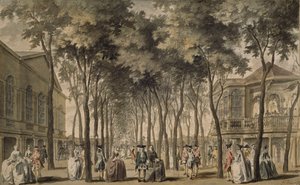 Kilátás a Grand Walk-re, Marylebone Gardens, 1778-86