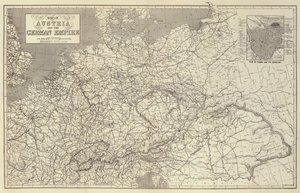Ausztria és a Német Birodalom térképe