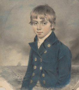 Memento Egy fiatal középső ember portréja, 18. század vége – 19. század eleje. alkotó: John Downman