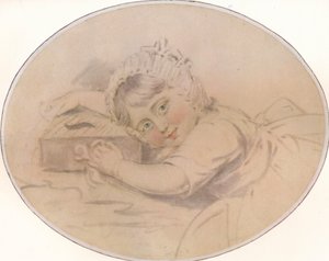 A honvéd arcképe. Henry Burrell gyermekként, 1784, 1917 alkotó: John Downman
