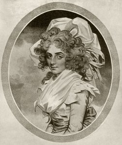 Sarah Siddons, vésett Peltro W. Tomkins, Alfred Whitman „The Print-Collector
