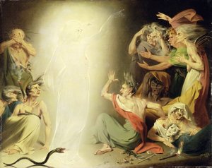 Clytemnestra szelleme, ébreszti a dühöket, 1781