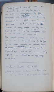 60 vázlatot és illusztrációt tartalmazó vázlatfüzet, írások a temperafestékről és a művészekről, köztük Botticelliről. alkotó: John Duncan