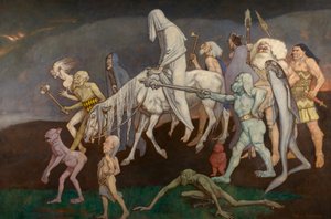 The Fomors (vagy A gonosz hatalmai külföldön a világban), 1939 körül (tempera)