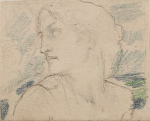 Névtelen [Női figura] (ceruza) alkotó: John Duncan