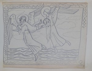 Untitled [Study for St Bride alkotó: John Duncan