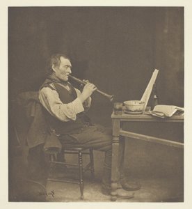 Klarionett lejátszó alkotó: John E. Dumont