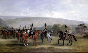 B A 2. West Yorkshire Yeomanry lovasság csapata