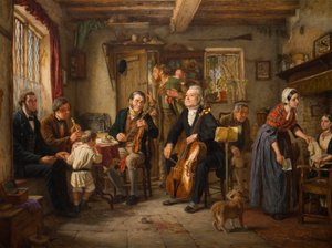 Filharmóniai próba egy parasztházban, 1860