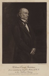 William Ewart Gladstone, brit liberális államférfi és miniszterelnök (fotogravír)