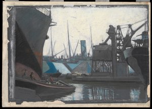 A gabona kiürítése alkotó: John Everett