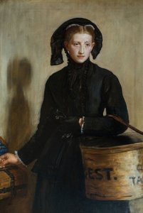 Egy özvegy atka, 1870. alkotó: John Everett Millais