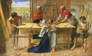 Krisztus szülei házában alkotó: John Everett Millais