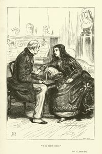 Illusztráció Phineas Finn számára, Anthony Trollope alkotó: John Everett Millais