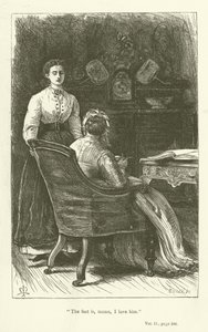 Illusztráció Phineas Finn számára, Anthony Trollope alkotó: John Everett Millais
