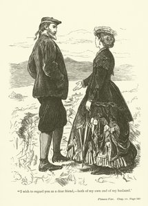 Illusztráció Phineas Finn számára, Anthony Trollope alkotó: John Everett Millais