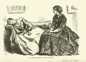 Illusztráció Phineas Finn számára, Anthony Trollope alkotó: John Everett Millais