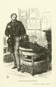 Illusztráció Phineas Finn számára, Anthony Trollope alkotó: John Everett Millais