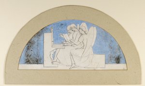Lunette for Music, 19. század vége alkotó: John Everett Millais