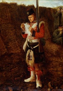 Hírek otthonról alkotó: John Everett Millais