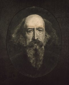 Alfred, Lord Tennyson portréja 1809-1892. alkotó: John Everett Millais