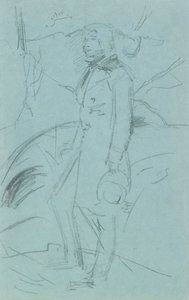 Előzetes vázlat John Ruskin portréjához, 1853-1854 alkotó: John Everett Millais