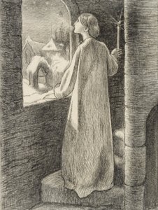 Szent Ágnes Éva, 1857 alkotó: John Everett Millais