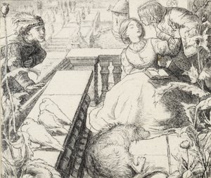 Alvó palota, 19. század vége alkotó: John Everett Millais