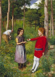 „A favágó lánya”, 1851 alkotó: John Everett Millais