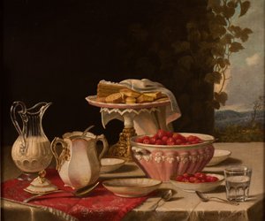 Eper és tejszín, 1879