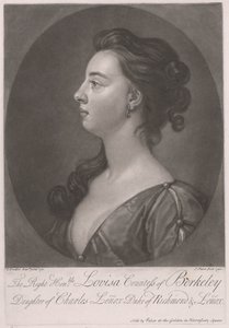 A helyes Louisa Berkeley grófnő, Charles Lenox Richmond és Lenox herceg lánya