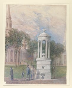 Bennett Fountain a New Haven Greenen