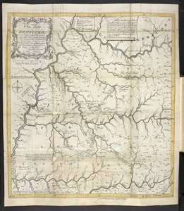 Kentucky térképe, The Discovery, Settlement és Kentucke jelenlegi állama alkotó: John Filson