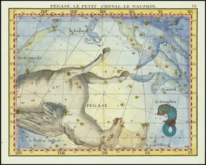 1776 - John Flamsteed - Pegase, Le Petit Cheval, Le Dauphin (Pegasus, Pisces és Equuleus)