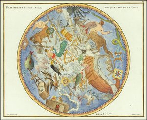 1776 - John Flamsteed - Planisphere des Etoiles Australes (Ausztrál tervrajz)