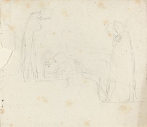 Öt figura csoportja alkotó: John Flaxman