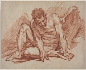 Férfi Akadémia szárnyakkal alkotó: John Flaxman