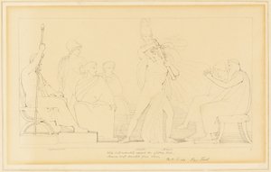 Minerva és Akhilleusz alkotó: John Flaxman