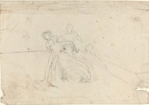 Tanulmányi lap [recto and verso] alkotó: John Flaxman