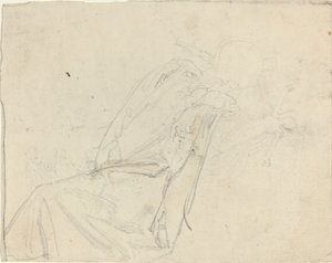 Tanulmányi lap [recto and verso] alkotó: John Flaxman