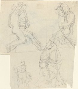 Tanulmányi lap [recto and verso] alkotó: John Flaxman